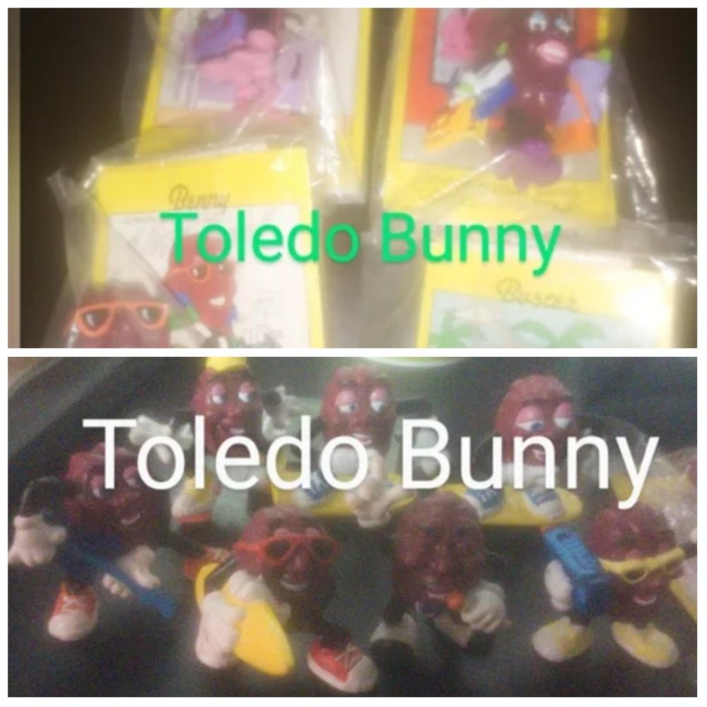 California raisin 4pc lot